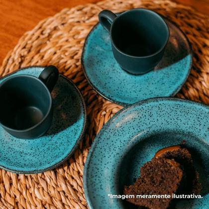 Imagem de Xícara de Café com Pires Orgânico Petroleum 120ml 1 pç 351481301 - Porto Brasil