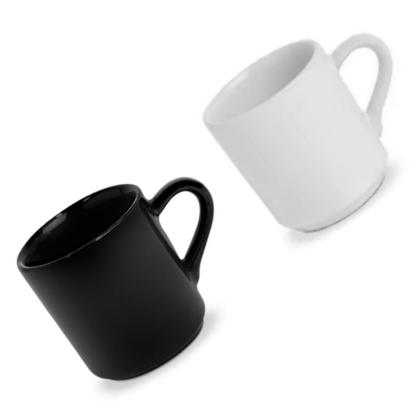 Imagem de Xicara de cafezinho e chá jogo em porcelana conjunto com 6 peças