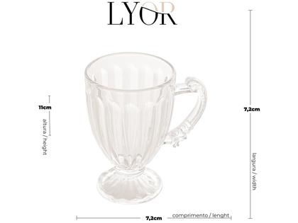 Imagem de Xícara de Chá de Cristal Imperial 200ml 1382 - Lyor