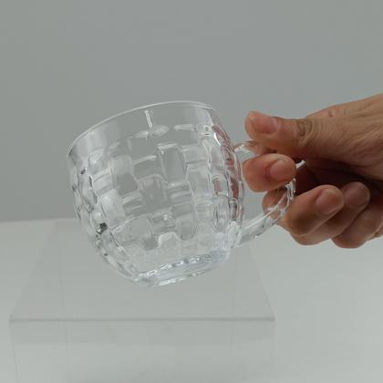 Imagem de Xícara Home&Co 7x10x8cm Vidro Transparente 180ml 6pçs para Servir na Mesa Posta e Cozinha