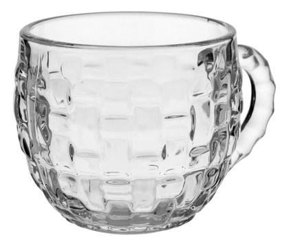 Imagem de Xícara Home&Co 7x10x8cm Vidro Transparente 180ml 6pçs para Servir na Mesa Posta e Cozinha