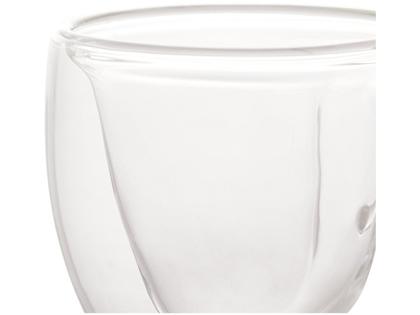 Imagem de Xícara para Café Parede Dupla Coração Cor Transparente Lyor 80ml