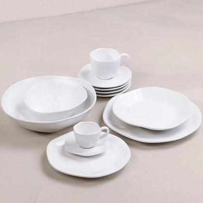 Imagem de Xícara Para Chá Com Pires Em Porcelana Ryo White 220ml Oxford