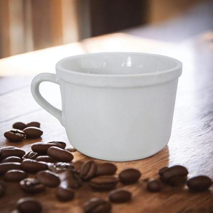 Imagem de Xicaras cha de porcelana branca conjunto com 6pçs 150ml