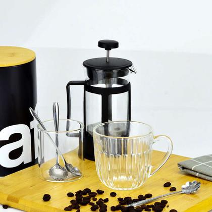 Imagem de Xícaras Conjunto Decorativo Com 3 Designer Versátil Moderno Transparente Café Chá