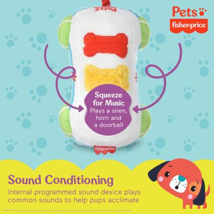 Imagem de Xilofone de pelúcia Fisher-Price Sound-Bites para cachorros