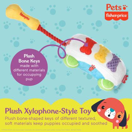 Imagem de Xilofone de pelúcia Fisher-Price Sound-Bites para cachorros