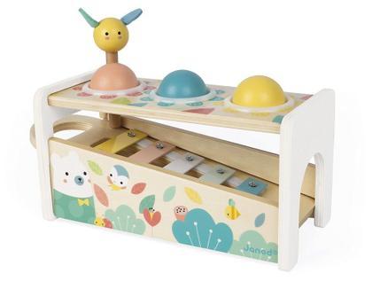 Imagem de Xilofone Tap Tap Musical Infantil 3 Bolinhas Educativo Janod