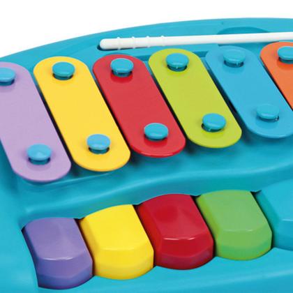 Imagem de Xilofone Teclado Infantil Com Varetas - Xplast Brinquedos