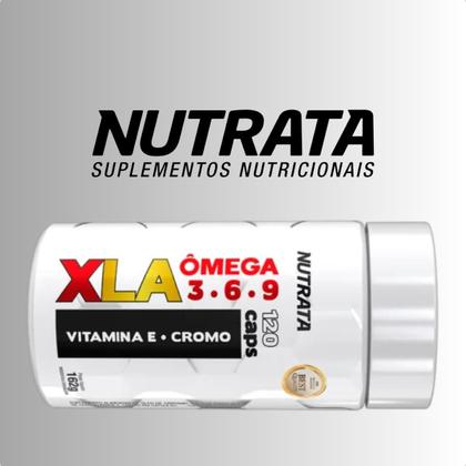 Imagem de XLA Ômega 3 6 9 Cromo Vitamina E 120 Capsulas Nutrata