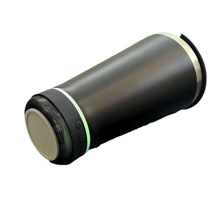 Imagem de (XXX) Bluetooft Copo Térmico Com Caixa De Som E Led Parede Dupla De Inox Linha Premium