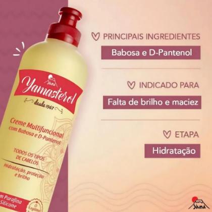Imagem de Yamasterol Yamá Babosa e DPantenol 200ml Original