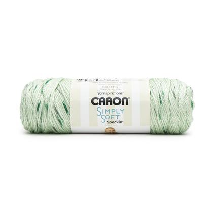 Imagem de Yarn Caron Simply Soft Speckle White Sage 141g - pacote com 3