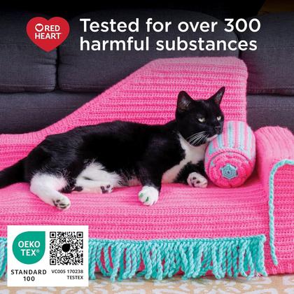 Imagem de Yarn Red Heart Super Saver Soft White, pacote com 3, 198g de acrílico