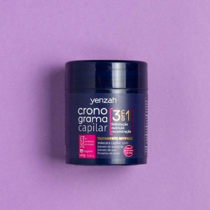 Imagem de Yenzah Cronograma 3 em 1 Máscara Antifrizz