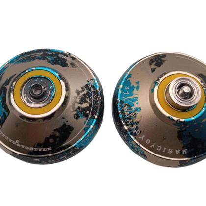 Imagem de Yoyo (Yo-yo, ioio) de Alumínio e Rolamento Profissional Magic