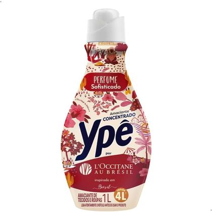 Imagem de Ypê Amaciante Concentrado LOccitane Perfume Sofisticado 1L Concentrado Rende 4L