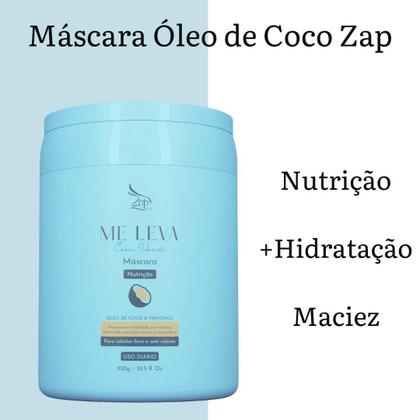 Imagem de Zap Kit Me leva Shampoo, Condicionador + Máscara Óleo de Coco e Pantenol