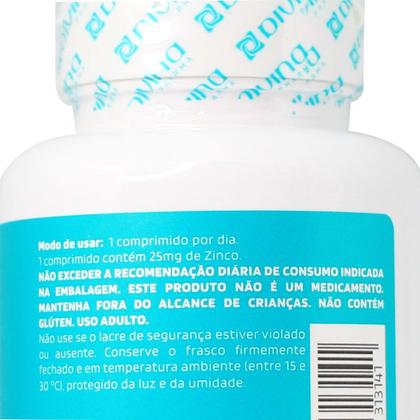 Imagem de Zinco Quelato 25mg com 60 Unidades - Divina Pharma