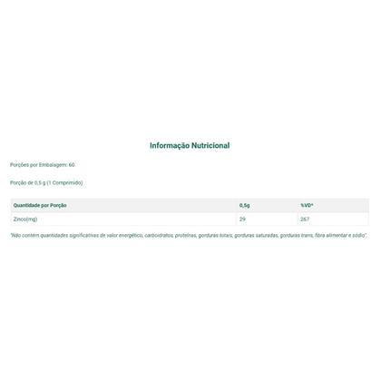 Imagem de Zinco Quelato 29mg Lauton 60 Cápsulas