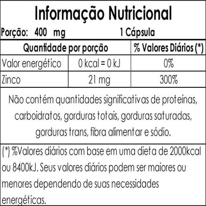 Imagem de Zinco Quelato Com 60 Capsulas Duom Uma Ao Dia