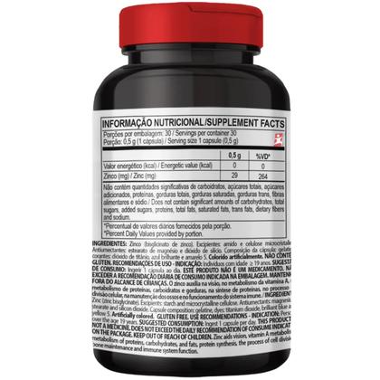 Imagem de Zinco quelato mais super concentrado 1 ao dia 264% da idr - clinicmais