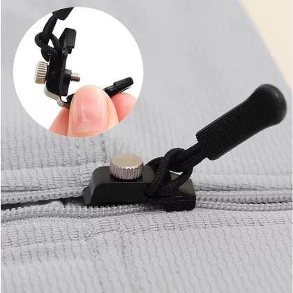 Imagem de Ziper De Reparo Universal Substituição Removivel Reparador Zipper Para Jaquetas, Bolsas, Malas e Mochilas