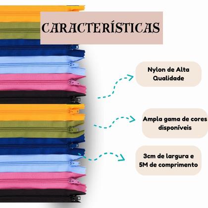 Imagem de Zíper Médio Nº 05/06 - 50 Metros