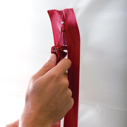 Imagem de Zíper ZIPWALL HDAZ12 Heavy Duty, pacote com 12, vermelho, 12 unidades