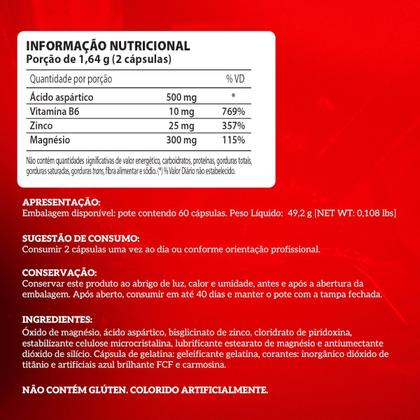 Imagem de ZMA 60 Caps Integralmedica
