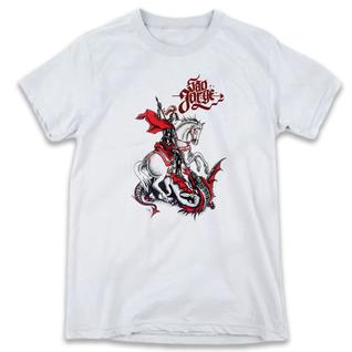 1 Camiseta São Jorge Santo Padroeiro Guerreiro Camisa Ogum