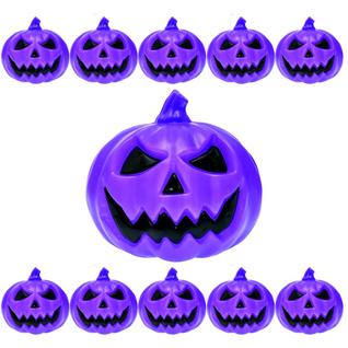 10 Abóboras Roxa Halloween Sacolinha Surpresa dia Bruxas Lembrança e Decoração