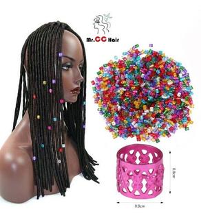 10 Anéis Para Enfeite De Trança Box Braids Jumbo E Twist