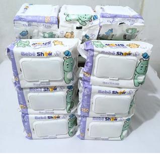 1800 Lencinhos Umedecido Bebe Toalha Umedecido Marca Bebê Show Com Tampa