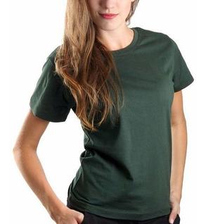 2 Camisetas Baby Look Feminina Algodão Lisa Blusinha Camisa