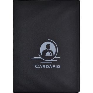 2 Cardápio com 4 bolsas, para 6 folhas