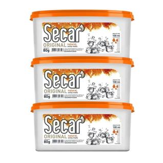 3 Antimofo Secar Original Natural 80g Absorvedor De Umidade Suave Evita Problemas Com Mofo