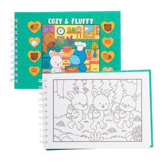 3 Livros de Colorir Comfy Cozy Capa Dura Estilo Bobbie Goods