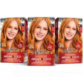 3un Coloração Kit Beautycolor 96.44 Ruivo Claro Indecifrável