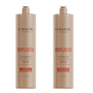 4612LW-Kit Bioplastia Shampoo1L+Condicionador 1L LOWELL