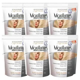 6 pó descolorante branco 300g- profissional maxilluring