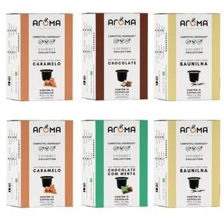 60 Cápsulas Café Aromatizados Aroma Selecione Escolha Sabores - Cápsulas Para Nespresso *