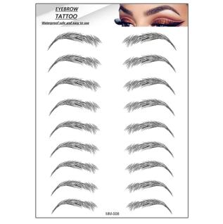 6d Hair-like Authentic Sobrancelhas Grooming Shaping Brow Shaper Maquiagem Brow Sticker