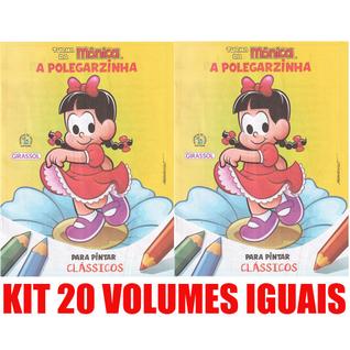 A Polergazinha Livro Para Pintar Kit 20 Vols. Lembrancinha