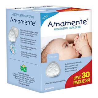 Absorvente para Seios Amamente 30 unidades