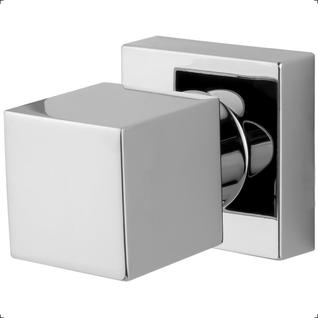 Acabamento Para Registro De Gaveta Ou Pressão Chuveiro Base Deca 16 Estrias Quadrado Metal