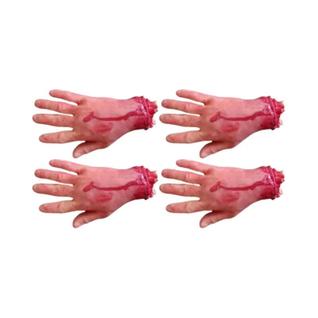 Acessórios Realistas De Partes Do Corpo Falsas Para Halloween, Coração, Cérebro, Mão E Pé