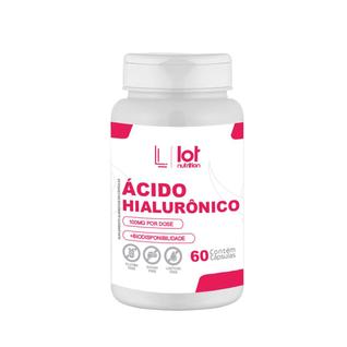 Ácido Hialurônico 100mg 60 cápsulas Pele Jovem Articulação Original