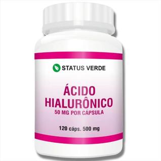 Ácido Hialurônico 50mg Cápsula 120 Cáps