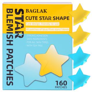 Adesivo de espinhas BAGLAK em forma de estrela para cobrir manchas faciais 160